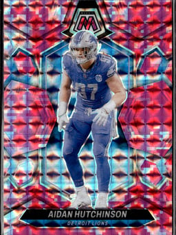 2024 Aidan Hutchinson #76 Mosaic Prizm
