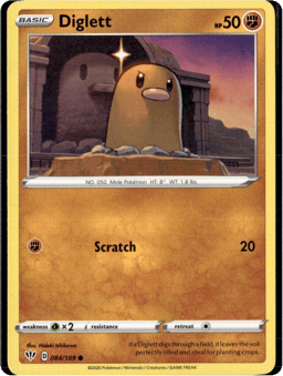 2020 Diglett #84 Darkness Ablaze