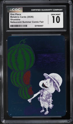2026 One Piece Japanese Shueisha Metakira Natsucomi Summer Comic Fair One Piece CGC 10 GEM MINT