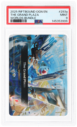 2025 Riftbound: League of Legends Origins Worlds Bundle 2025 the Grand Plaza #293a PSA 9