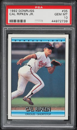 1992 Donruss Cal Ripken Jr. #35 PSA 10 GEM MINT
