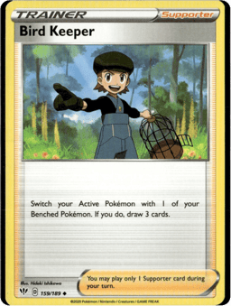2020 Bird Keeper #159 Darkness Ablaze