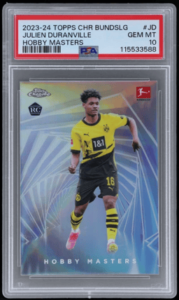 2023 Topps Chrome Bundesliga Hobby Masters Julien Duranville #HM-JD PSA 10