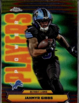 2025 Jahmyr Gibbs #PP-12 Topps Chrome Power Players