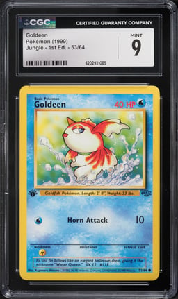 1999 Pokemon Jungle 1st Edition Goldeen #53 CGC 9 MINT