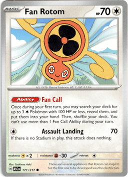 2026 Fan Rotom #171 Ascended Heroes