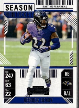 2024 Derrick Henry #9 Contenders Season Ticket