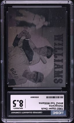 1992 Upper Deck Holograms Ted Williams #HH2 CGC 8.5 NM-MT+
