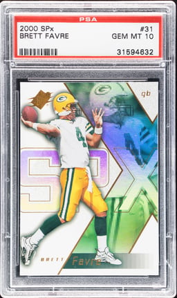 2000 Spx Brett Favre #31 PSA 10