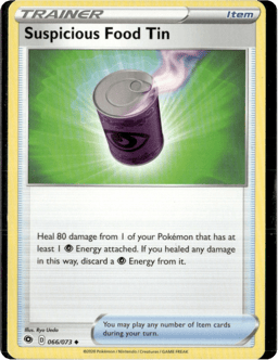 2020 Suspicious Food Tin #66 Champion's Path