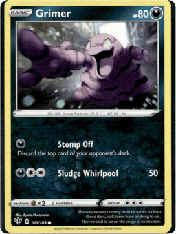 2020 Grimer #100 Darkness Ablaze