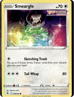 2021 Smeargle #209 Fusion Strike