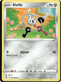 2021 Klefki #186 Fusion Strike