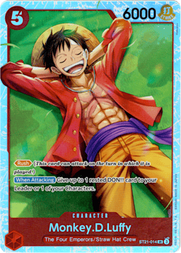 2025 Monkey.D.Luffy (foil) #14 EX Gear 5