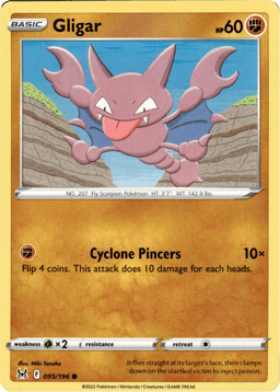 2022 Gligar #95 Lost Origin