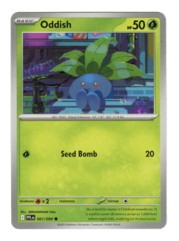 2025 Oddish #1 Phantasmal Flames