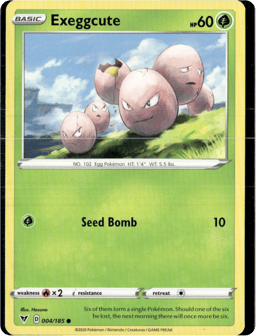 2020 Exeggcute #4 Vivid Voltage