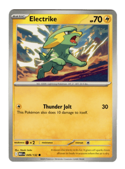 2025 Electrike #49 Mega Evolution