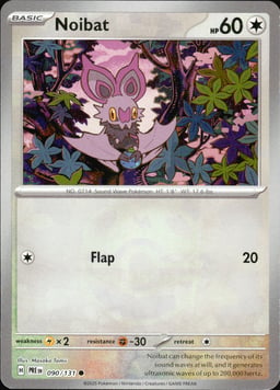 2025 Noibat  (Master Ball) #90 Prismatic Evolutions