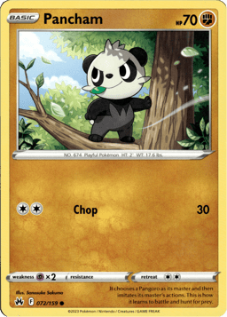 2023 Pancham #72 Crown Zenith