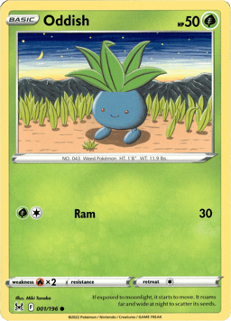 2022 Oddish #1 Lost Origin