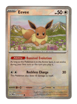 2025 Eevee  (Poke Ball)  #74 Prismatic Evolutions