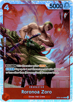 2025 Roronoa Zoro (foil) #15 EX Gear 5