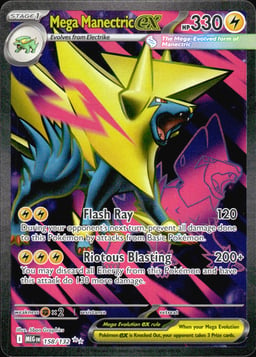 2025 Mega Manectric #158 Mega Evolution