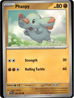 2024 Phanpy #48 Paldean Fates