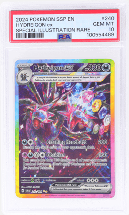2024 Pokemon Scarlet and Violet Surging Sparks Special Illustration Rare Hydreigon Ex #240 PSA 10