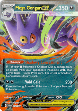 2025 Mega Gengar ex #56 Phantasmal Flames
