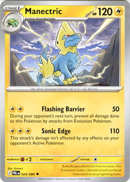2026 Manectric #24 Pitch Black