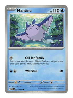 2025 Mantine #32 Mega Evolution
