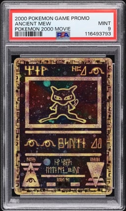 2000 Pokemon Movie Promo Ancient Mew PSA 9 MINT