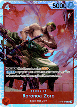 2025 Roronoa Zoro (foil) #15 EX Gear 5