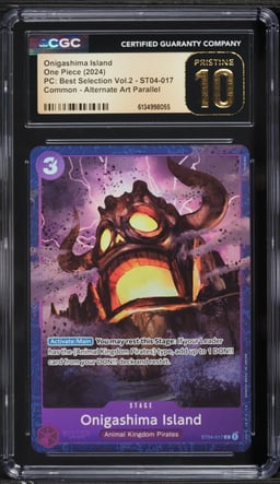 2024 One Piece Premium Collection Best Selection Vol.2 Onigashima Island #ST04-017 CGC 10