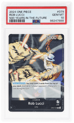 2024 One Piece 500 Years In the Future Leader Rob Lucci #OP07079 PSA 10