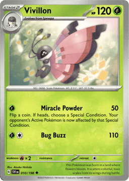 2023 Vivillon #10 Scarlet & Violet