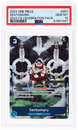 2024 One Piece Championship '23 Celebration Pack Sentomaru #ST03-007 PSA 10