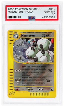 2003 Pokemon Skyridge Holo Magneton #H19 PSA 10