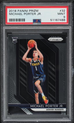 2018 Panini Prizm Michael Porter Jr. ROOKIE #32 PSA 9 MINT