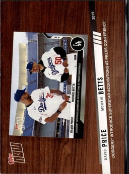 2020 David Price #BTN-10 Topps Now