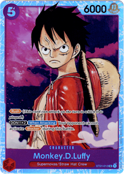 2022 Monkey.D.Luffy (foil) #12 Straw Hat Crew