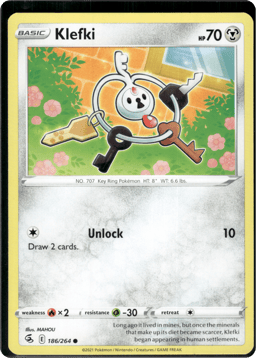 2021 Klefki #186 Fusion Strike