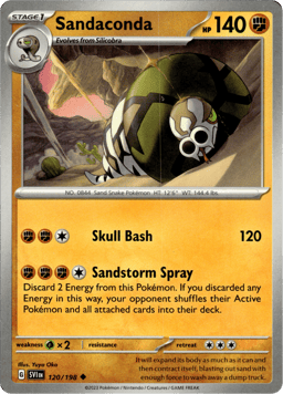 2023 Sandaconda #120 Scarlet & Violet