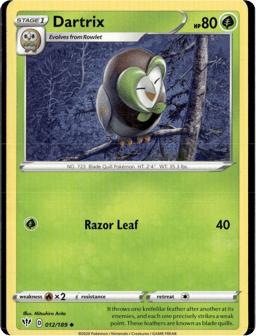 2020 Dartrix #12 Darkness Ablaze
