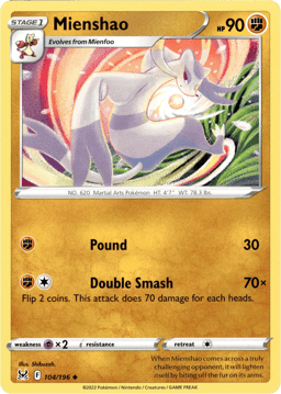 2022 Mienshao #104 Lost Origin