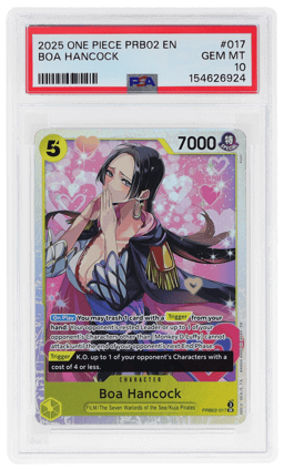 2025 One Piece Premium Booster the Best Volume 2 Boa Hancock #PRB02-017 PSA 10