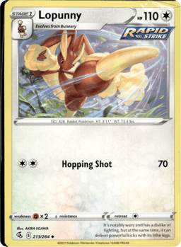 2021 Lopunny #213 Fusion Strike