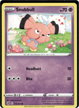 2021 Snubbull #115 Fusion Strike